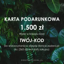 Karta podarunkowa DONICE-ZADORA.PL - 1500 zł
